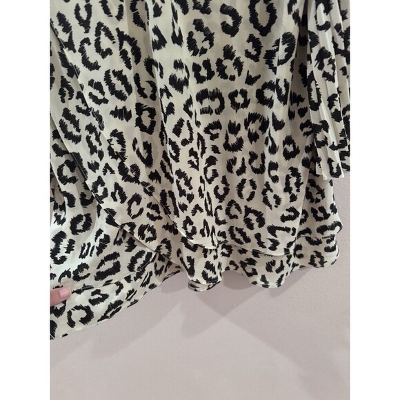 Laurie Felt Beige & Black Animal Print Pullover Top 1X - Picture 5 of 7